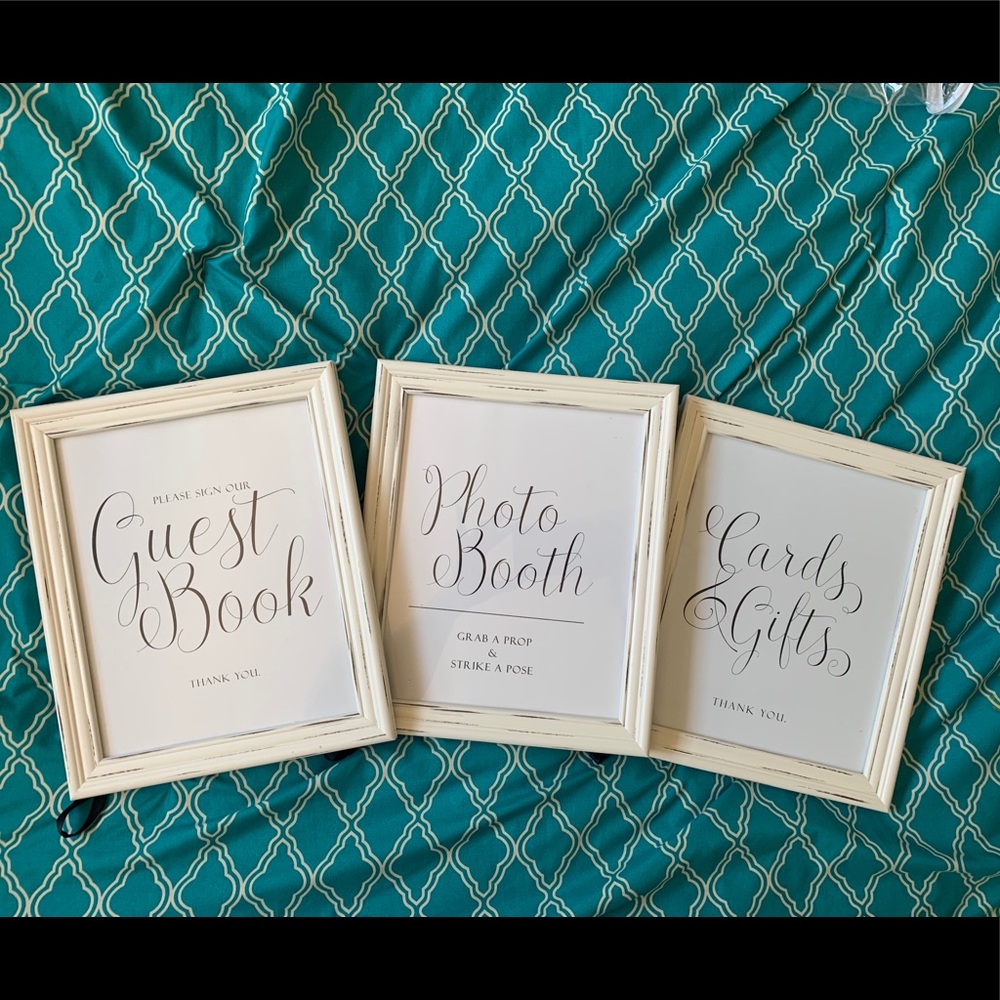 Wedding signs